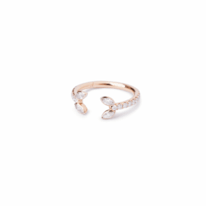 Bague Java or rose