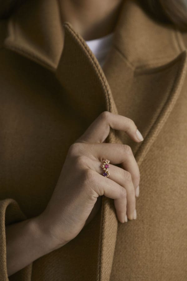 Bague Fidji Trio Or Jaune Colorama Miel - Image 5