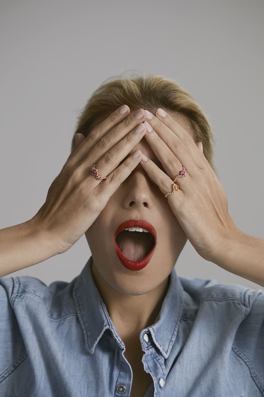 Bague Fidji Trio Or Rose Colorama Rose – Image 7