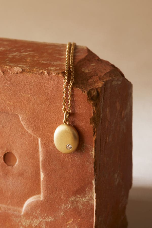 Collier Praslin Or Jaune Grenat Spessartite - Image 6