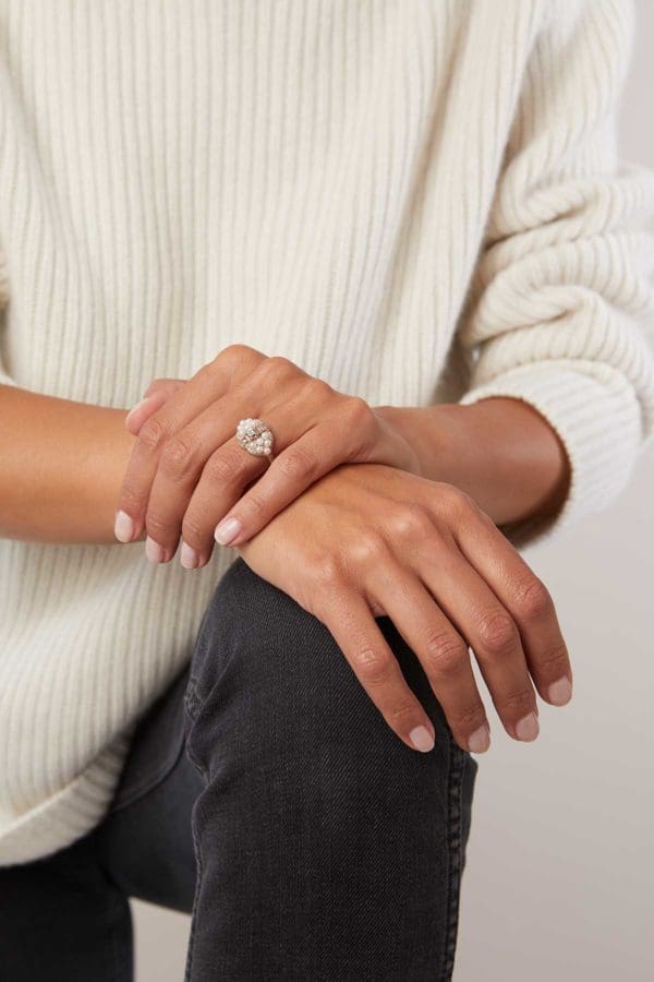 Bague Vallaresso Or Rose Diamants - Image 3