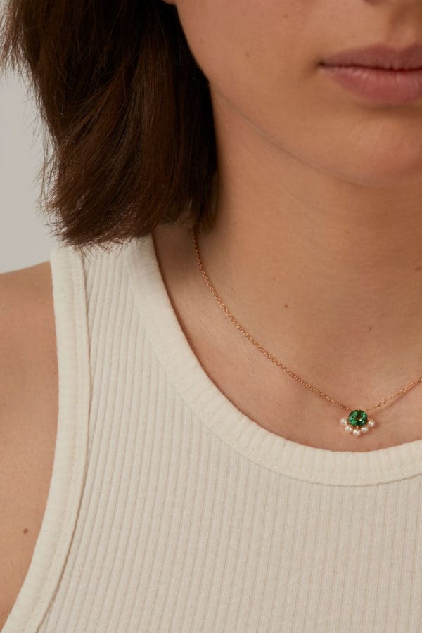 Collier Padma Mini Or Rose - Image 2