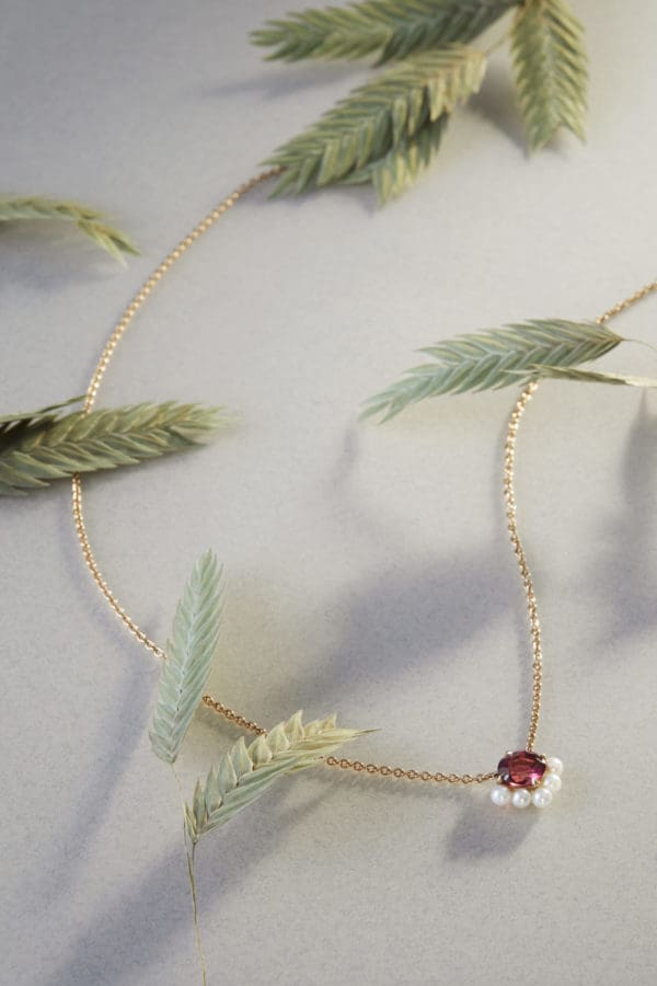 Collier Padma Mini Or Rose - Image 3
