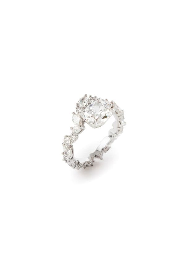 Bague Baku Or Blanc Diamants - Image 2
