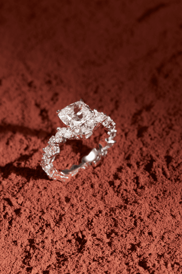 Bague Baku Or Blanc Diamants - Image 5